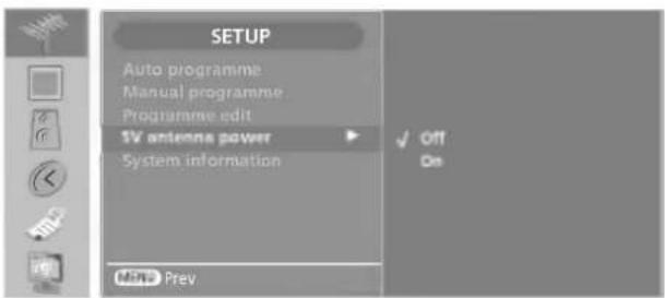 LG 37LP1DA - 5V Antenna Power - 1