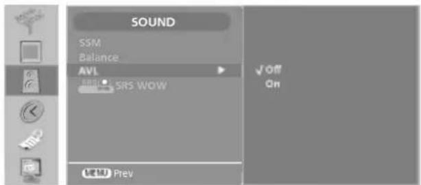 LG 37LP1DA - AVL (Auto Volume Leveler) - 1