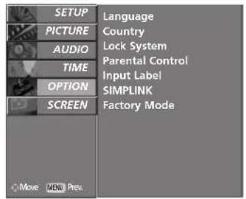 LG 37LF75.AEU - ON SCREEN MENUS SELECTION AND ADJUSTMENT - 6