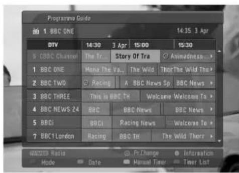 LG 37LF75.AEU - Select a programme - 1