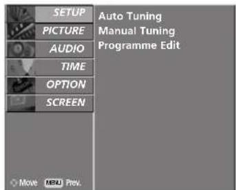LG 37LF75.AEU - AUTO PROGRAMME TUNING (IN ANALOGUE MODE) - 2