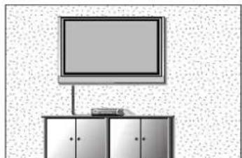 LG 37LF75.AEU - WALL MOUNT: HORIZONTAL INSTALLATION - 1