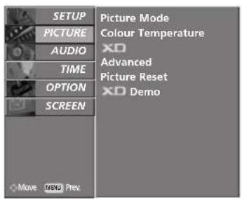LG 37LF75.AEU - ON SCREEN MENUS SELECTION AND ADJUSTMENT - 8