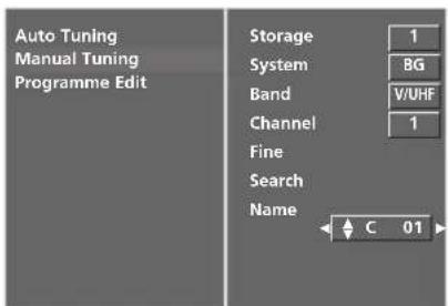 LG 37LF75.AEU - ASSIGNING A STATION NAME (IN ANALOGUE MODE) - 4
