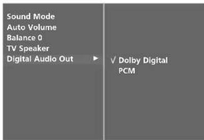 LG 37LF75.AEU - SELECTING DIGITAL AUDIO OUT - 5