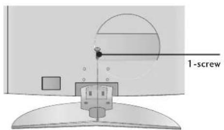 LG 37LF75.AEU - ATTACHING THE TV TO A DESK (Only 37LF7) - 1