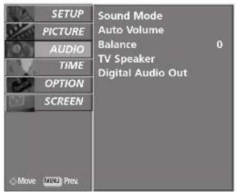 LG 37LF75.AEU - ON SCREEN MENUS SELECTION AND ADJUSTMENT - 10