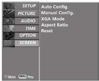 LG 37LF75.AEU - Adjustment for screen Phase, Clock, Position - 2