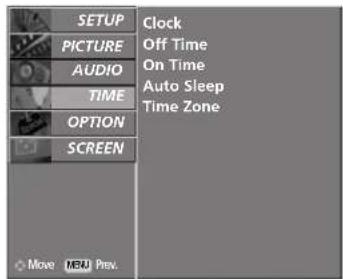 LG 37LF75.AEU - AUTO ON/OFF TIMER SETTING - 2