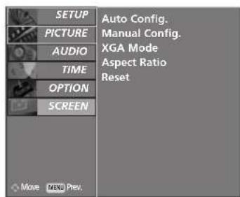 LG 37LF75.AEU - Selecting Wide XGA mode - 2