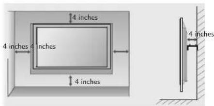 LG 37LF75.AEU - WALL MOUNT: HORIZONTAL INSTALLATION - 2