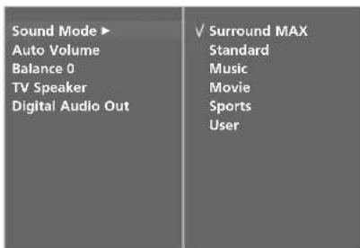 LG 37LF66.AEU - PRESET SOUND SETTINGS- SOUND MODE - 3
