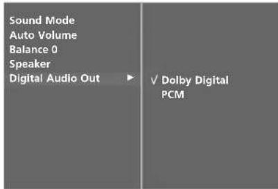 LG 37LF66.AEU - SELECTING DIGITAL AUDIO OUT - 4