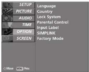 LG 37LF66.AEU - ON SCREEN MENUS SELECTION AND ADJUSTMENT - 6