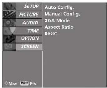 LG 37LF66.AEU - Adjustment for screen Phase, Clock, Position - 2
