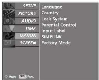 LG 37LF66.AEU - SET PASSWORD & LOCK SYSTEM - 3