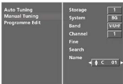 LG 37LF66.AEU - ASSIGNING A STATION NAME (IN ANALOGUE MODE) - 4