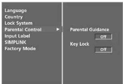 LG 37LF66.AEU - PARENTAL CONTROL - 4