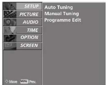 LG 37LF66.AEU - PROGRAMME EDIT (IN ANALOGUE MODE) - 2