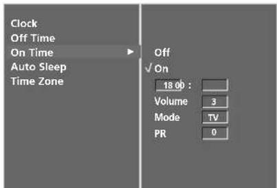 LG 37LC55.AEN - AUTO ON/OFF TIMER SETTING - 3