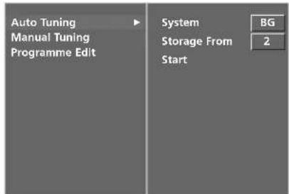 LG 37LC55.AEN - AUTO PROGRAMME TUNING (IN ANALOGUE MODE) - 3