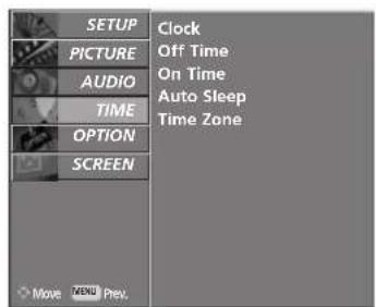 LG 37LC55.AEN - CLOCK SETUP - 3
