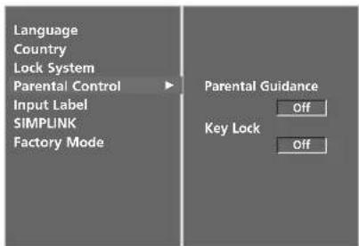 LG 37LC55.AEN - PARENTAL CONTROL - 9