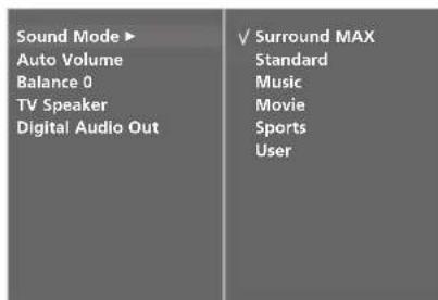 LG 37LC55.AEN - PRESET SOUND SETTINGS- SOUND MODE - 3