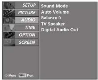 LG 37LC55.AEN - SOUND SETTING ADJUSTMENT -USER MODE - 3