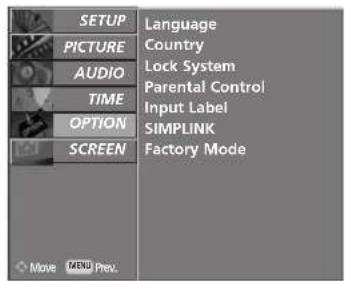 LG 37LC55.AEN - SET PASSWORD & LOCK SYSTEM - 3