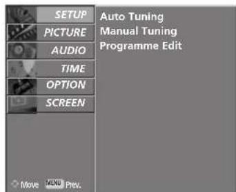 LG 37LC55.AEN - MANUAL PROGRAMME TUNING (IN ANALOGUE MODE) - 2