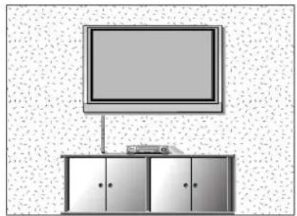 LG 37LC55.AEN - Wall Mount: Horizontal installation - 1