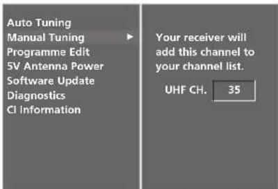 LG 37LC55.AEN - MANUAL PROGRAMME TUNING (IN DIGITAL MODE) - 4