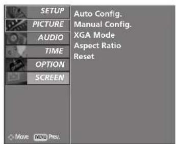 LG 37LC55.AEN - Selecting Wide XGA mode - 3
