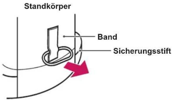 LG 24EB23PY-B - Anpassen der Standhöhe - 1