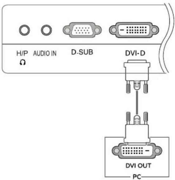 LG 24EB23PY-B - DVI-D-Anschluss - 1
