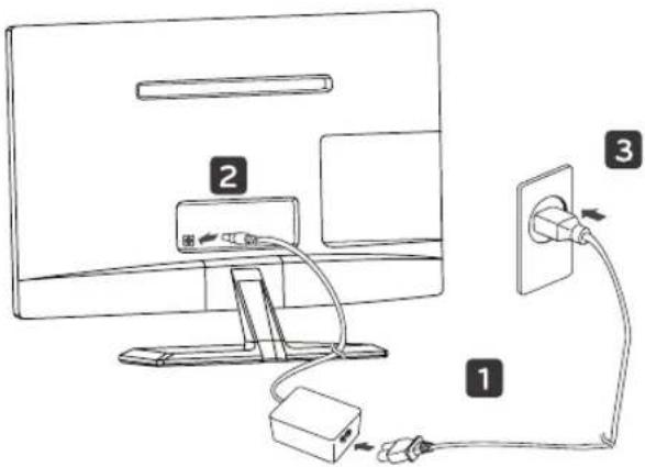 LG 23MD53D-PZ - Mounting on a table - 2
