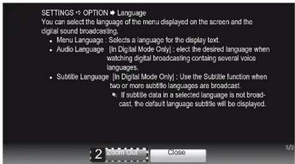 LG 23MD53D-PZ - Using the TV menu - 3