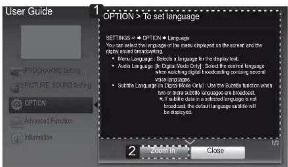 LG 23MD53D-PZ - Using the TV menu - 2