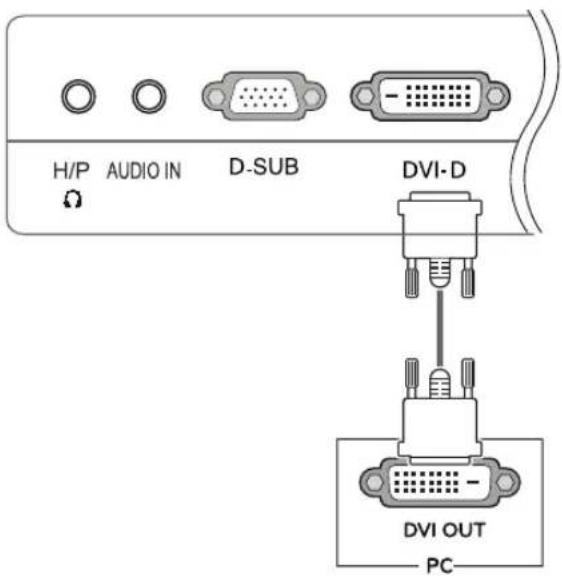 LG 22EB23PY-W - DVI-D connection - 1
