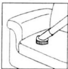 Campomatic RC2200 - USING THE CLEANING ACCESSORIES - 5