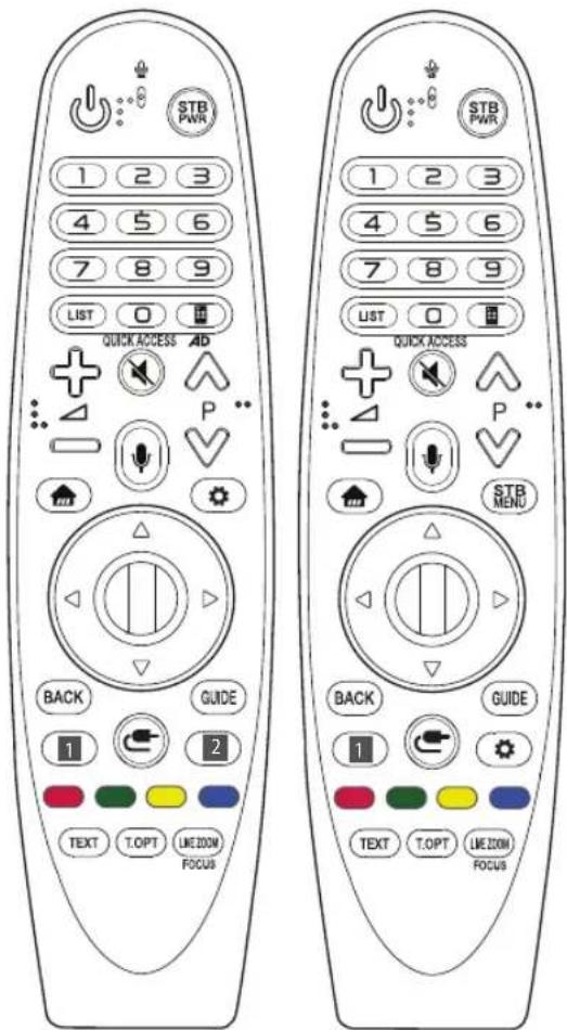 LG OLED77W8 - Verwendung der Magic Remote-Fernbedienung - 1