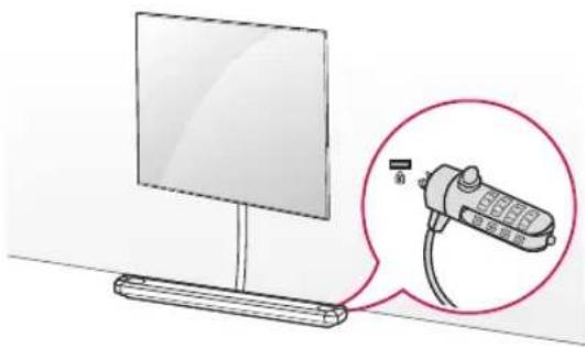 LG OLED77W8 - Verwendung des Kensington-Sicherheitssystems - 1