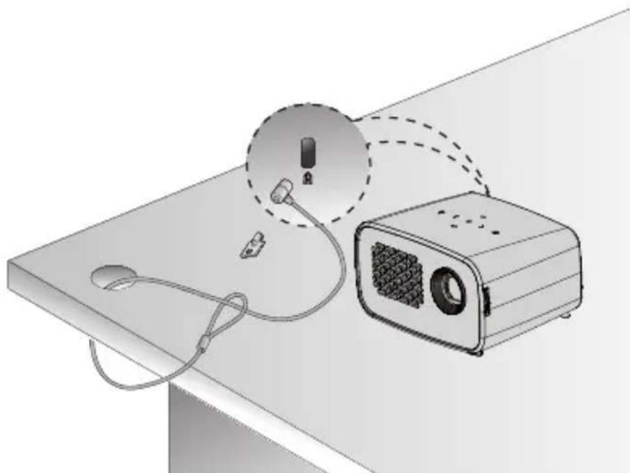 LG MiniBeam Nano PH300 - Kensington-Sicherheitssystem - 1