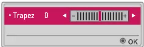 LG MiniBeam PA1000 - Verwenden der Trapez-Funktion - 1