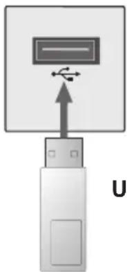 LG MiniBeam PA1000 - Anschließen eines USB-Geräts - 1