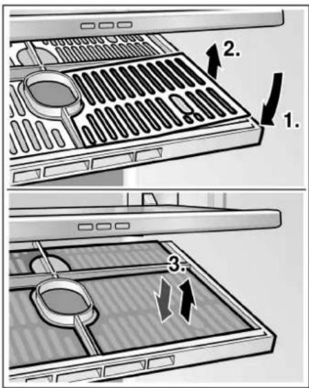 GAGGENAU RC462301 - Removing the humidity filter in the "cool-fresh" container - 2