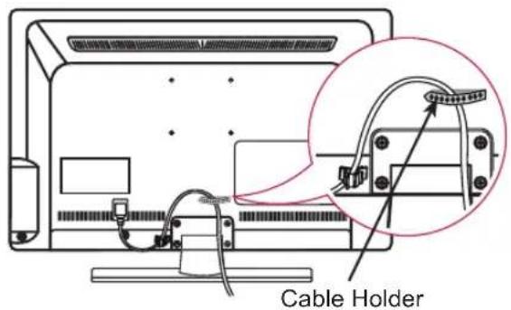 LG 47LT380H - Tidying cables - 2