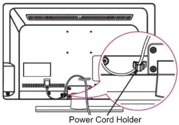 LG 47LT380H - Tidying cables - 1