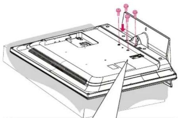 LG 47LT380H - Attaching the stand - 7
